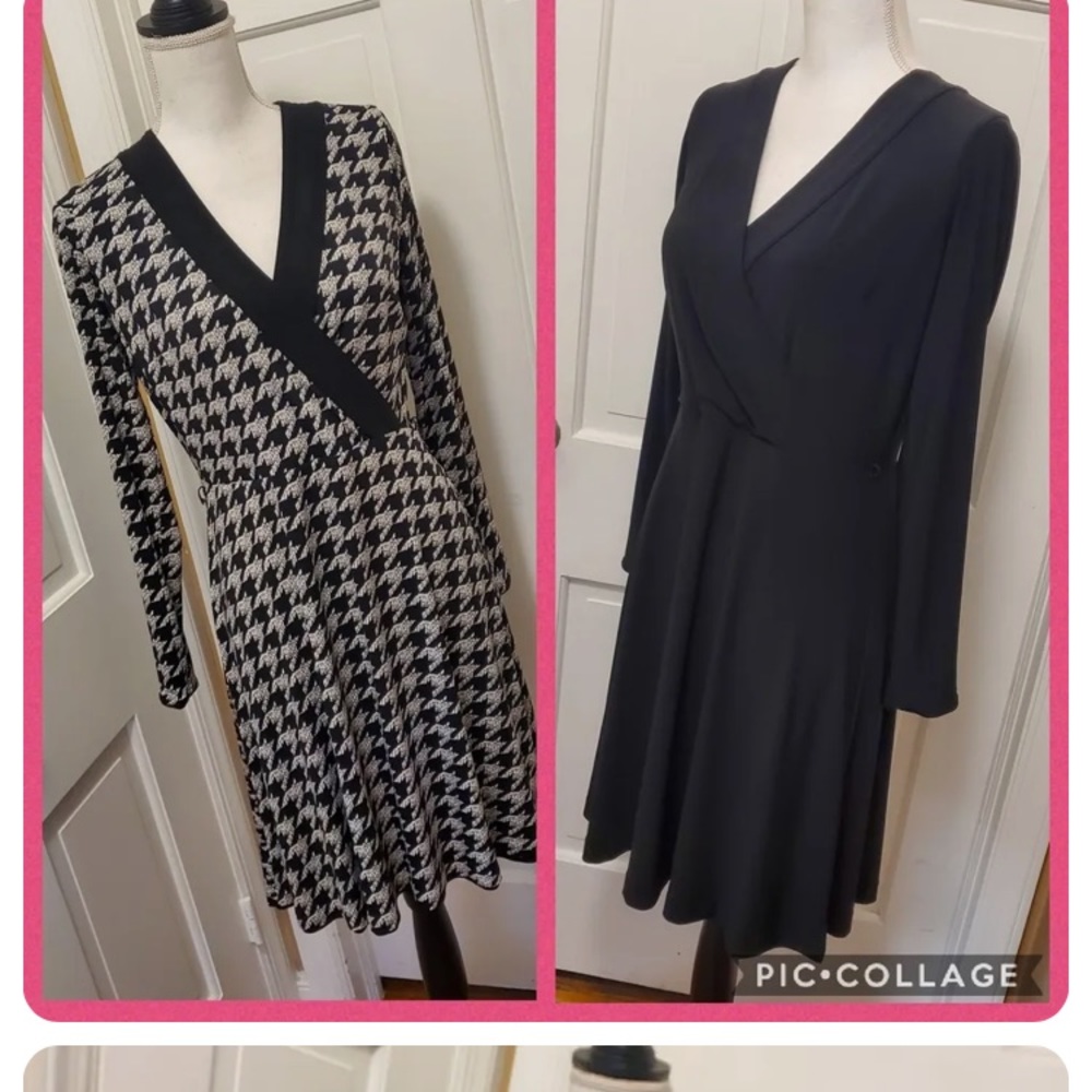 Black and white White House Black market reversible dress